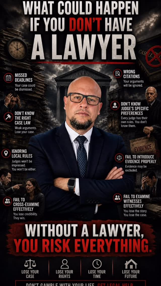 Cover of the Ask Luna reel: Without a Lawyer, You Risk Everything